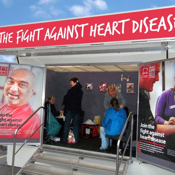 British Heart Foundation Awarness Campaign Roadshow 