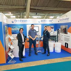 Feedwater stand build by Mobex at the Pig & Poultry Show 2018