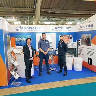 Feedwater stand build by Mobex at the Pig & Poultry Show 2018