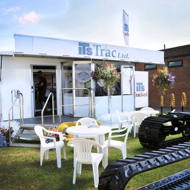 ITS Trac exhibiting using a Mobex Trailer 