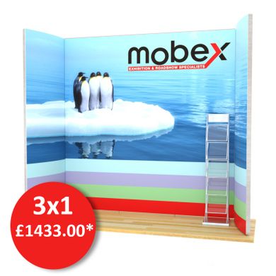 3X1 Mobex Bespoke Exhibition Stand 