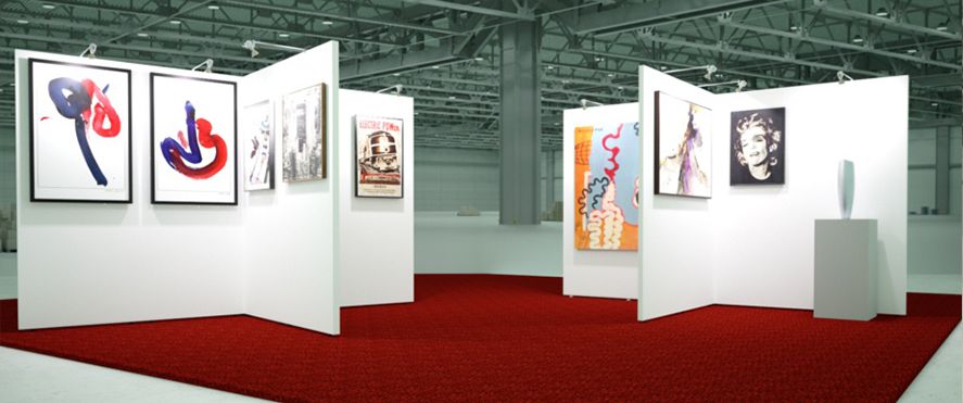 Mobex built bespoke exhibition galleries, displays and shopping villages 