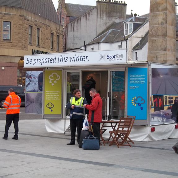 ScotRail Winter Awarness Roadshow Campaign